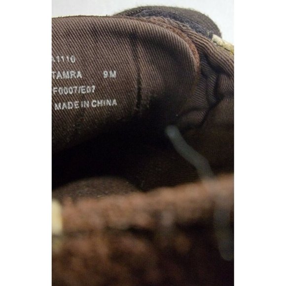 Coach Tamra Gold Brown Color-Block Lace-up Sneakers Women’s Size 9M - Picture 5 of 10